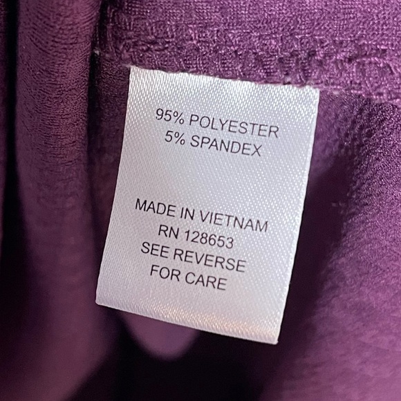 CHELSEA TAYLOR Women’s Plus Size‎ Dress Purple Plaid Size 3X - Picture 7 of 7